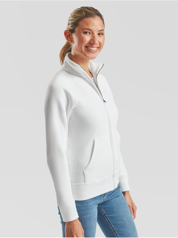Vanity Fair Lingerie LADIES PREMIUM SWEAT JACKET White 3