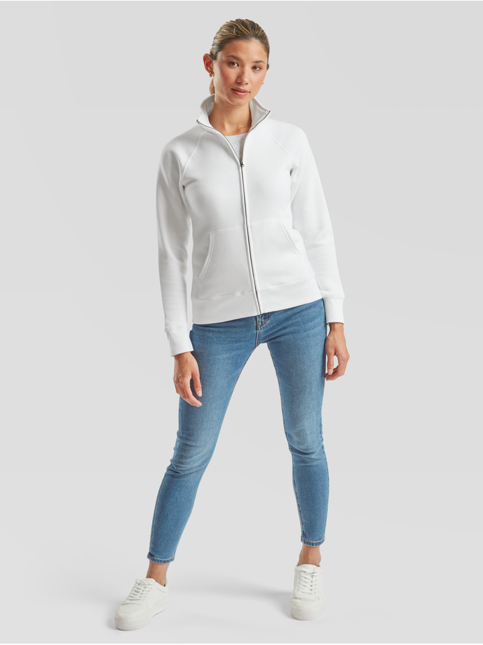 Vanity Fair Lingerie LADIES PREMIUM SWEAT JACKET White 4