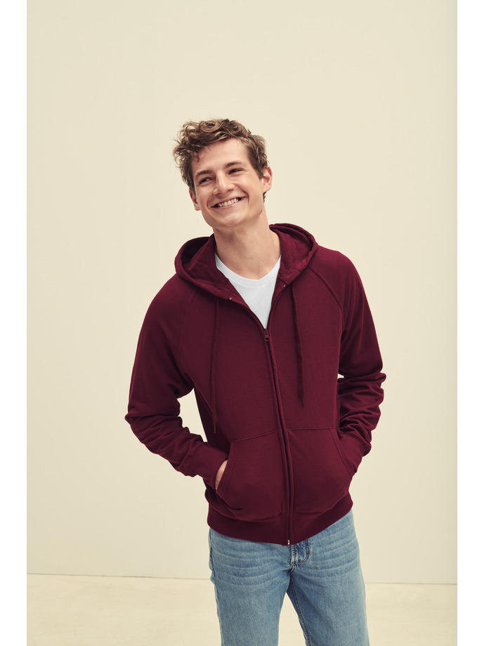 fruit of the loom lightweight sweat jacket