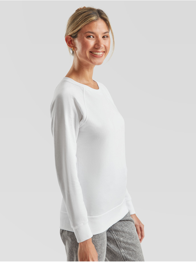 Vanity Fair Lingerie LADIES LIGHTWEIGHT RAGLAN SWEAT White 3