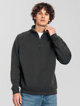 Iconic Premium Zip Neck Sweat
