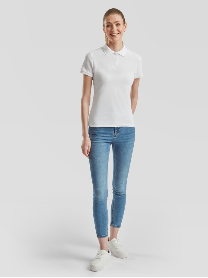 Vanity Fair Lingerie Ladies 65/35 Polo White 3