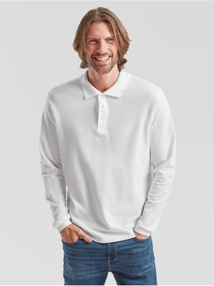 Vanity Fair Lingerie PREMIUM LONG SLEEVE POLO White 1