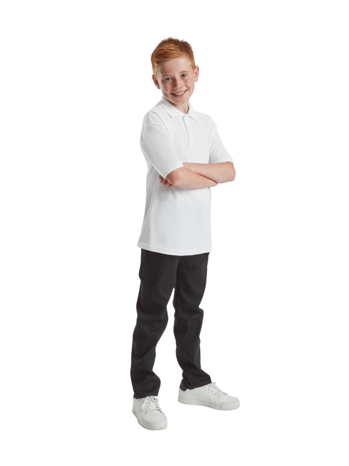 Vanity Fair Lingerie KIDS 65/35 POLO White 8