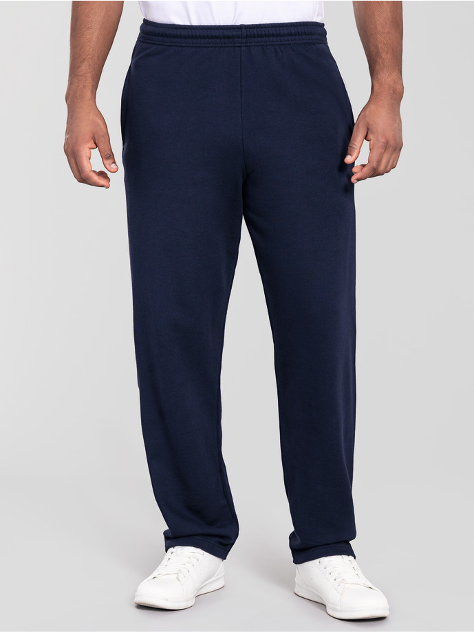 Vanity Fair Lingerie Iconic 250 Open Hem Jog Pants Deep Navy 1