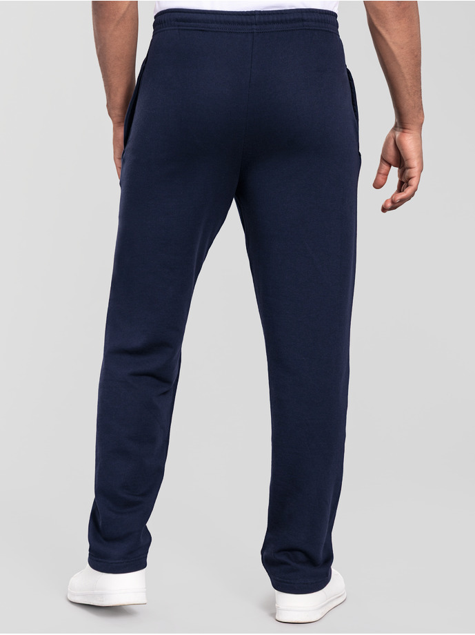 Vanity Fair Lingerie Iconic 250 Open Hem Jog Pants Deep Navy 2