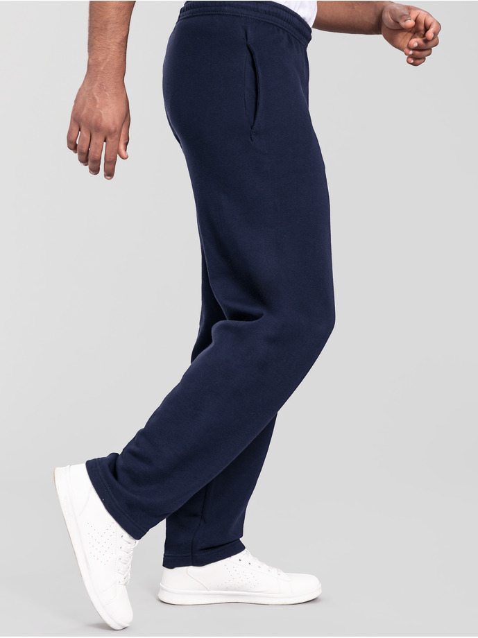 Vanity Fair Lingerie Iconic 250 Open Hem Jog Pants Deep Navy 3