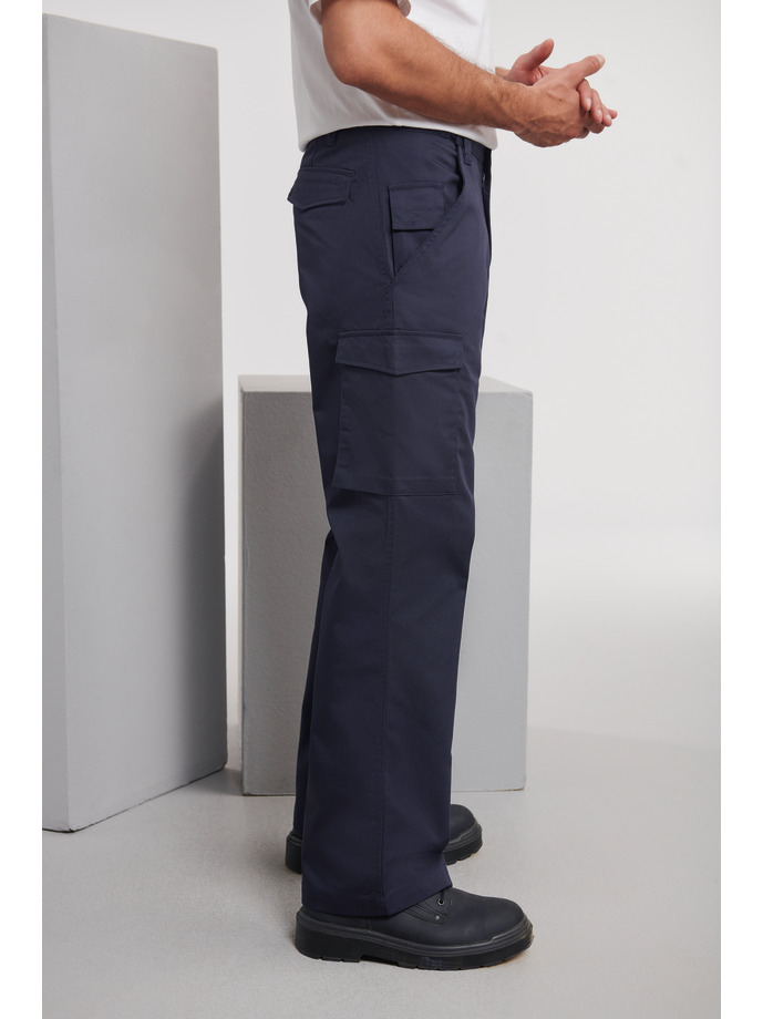 Vanity Fair Lingerie Workwear Polycotton Twill Trousers French Navy 3