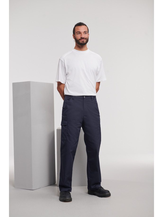 Vanity Fair Lingerie Workwear Polycotton Twill Trousers French Navy 4