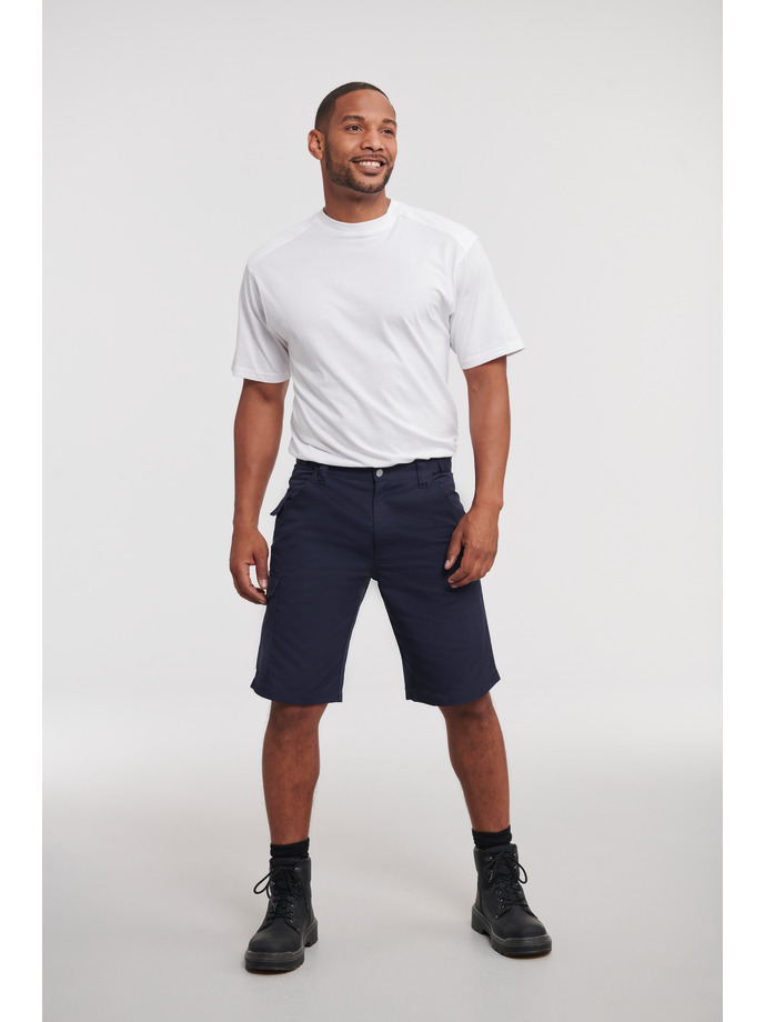 Vanity Fair Lingerie Workwear Polycotton Twill Shorts French Navy 4