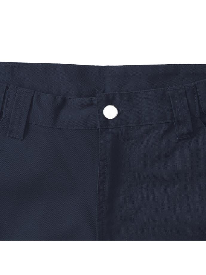 Vanity Fair Lingerie Workwear Polycotton Twill Shorts French Navy 9