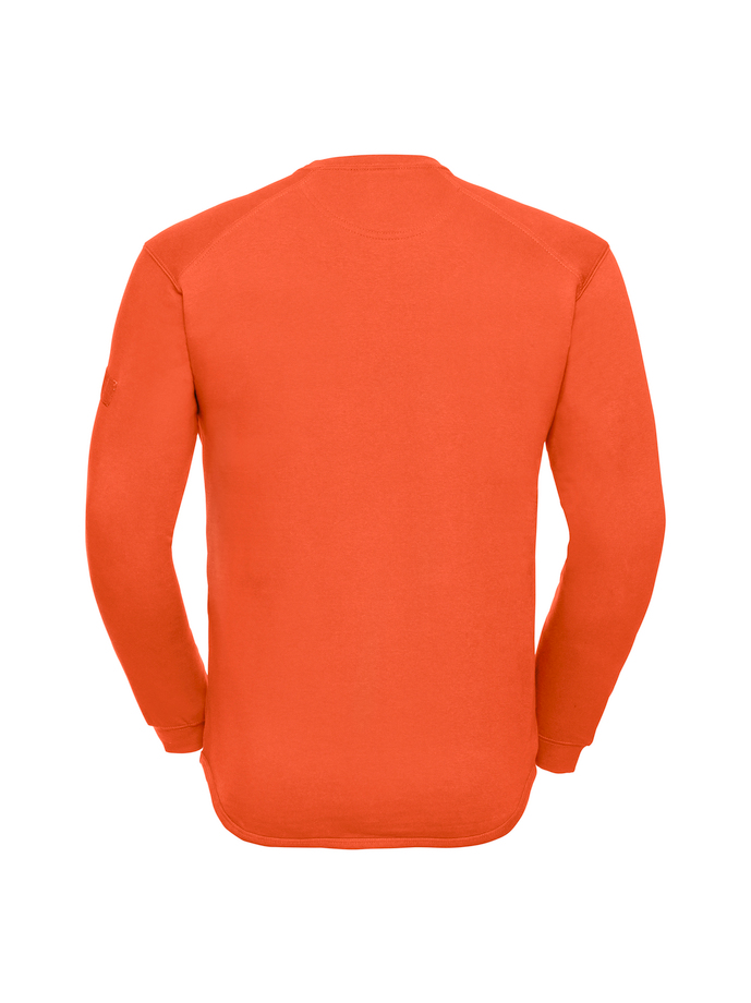 Vanity Fair Lingerie Heavy Duty Workwear Sweatshirt Orange 6