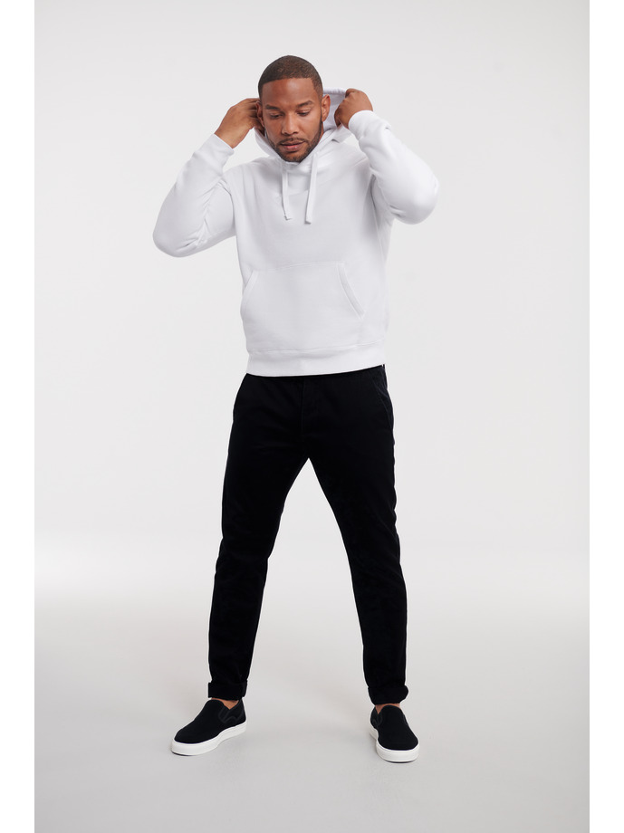 Vanity Fair Lingerie Men's Authentic Hooded Sweat White 4