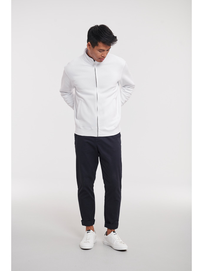 Vanity Fair Lingerie Men's Authentic Sweat Jacket White 4