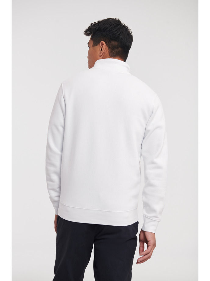 Vanity Fair Lingerie Authentic Quarter Zip Sweat White 2
