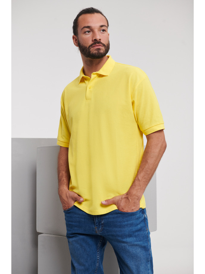 Vanity Fair Lingerie Men's Classic Polycotton Polo Yellow 1