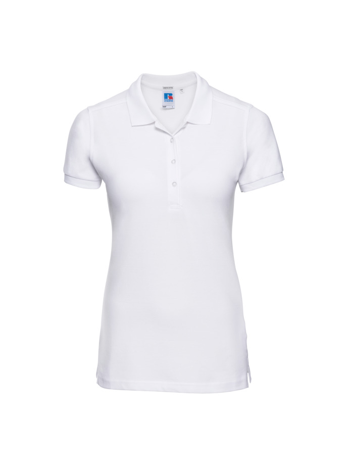Vanity Fair Lingerie Ladies' Fitted Stretch Polo White 5