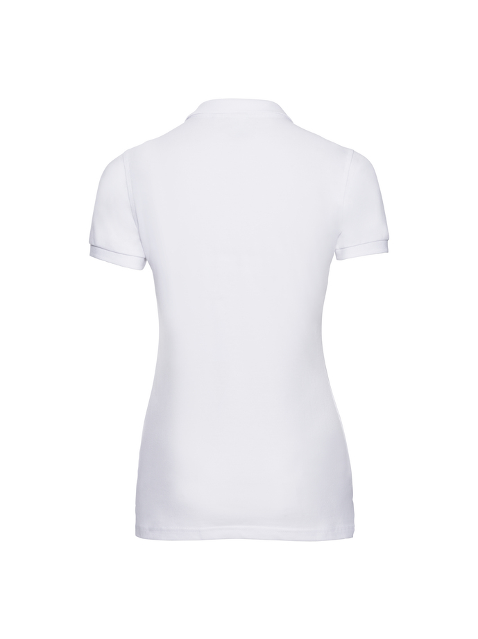 Vanity Fair Lingerie Ladies' Fitted Stretch Polo White 6
