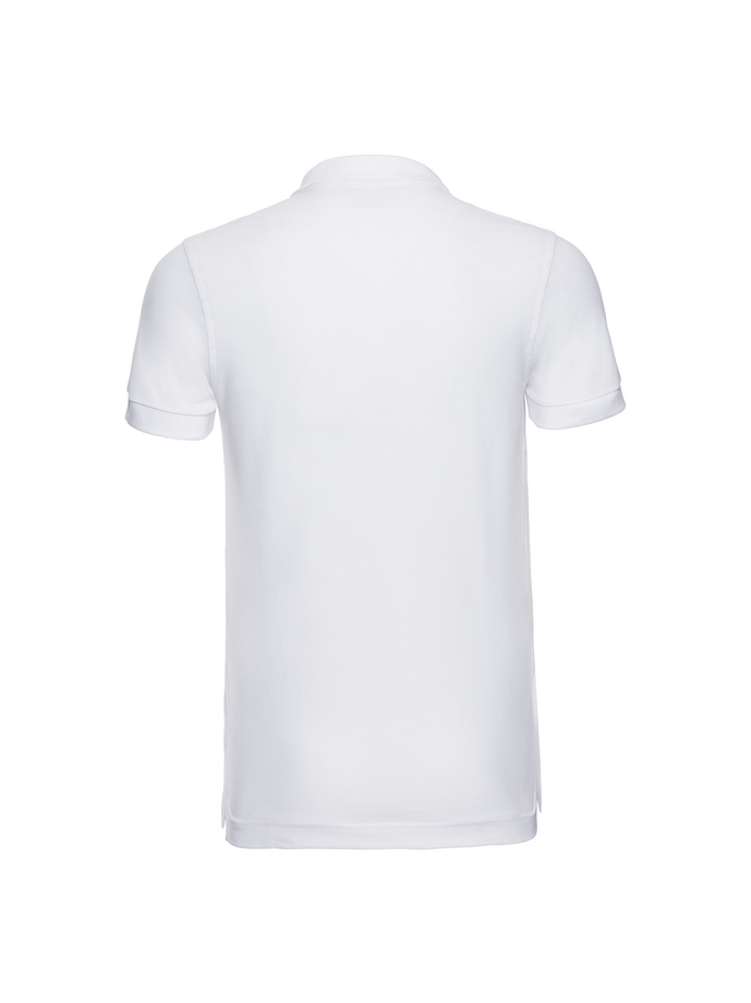 Vanity Fair Lingerie Men's Fitted Stretch Polo White 6