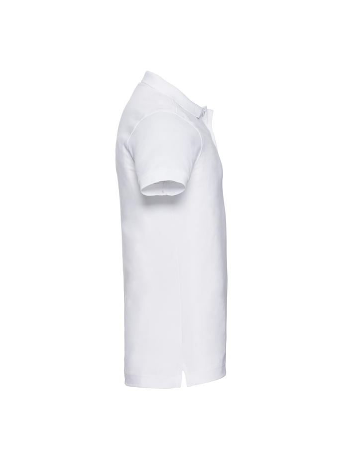 Vanity Fair Lingerie Men's Fitted Stretch Polo White 7