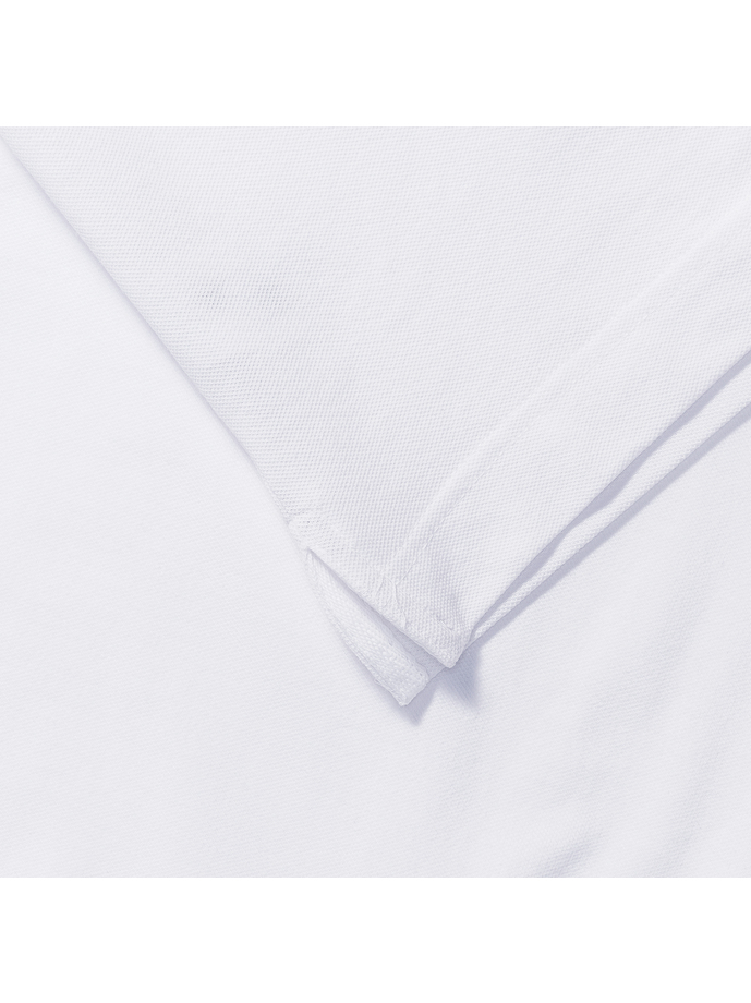 Vanity Fair Lingerie Men's Fitted Stretch Polo White 8