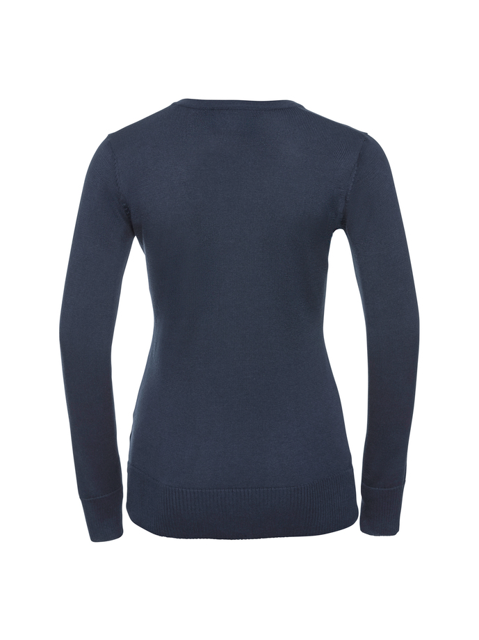 Vanity Fair Lingerie Ladies' V-Neck Knitted Pullover French Navy 6