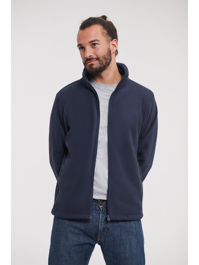 Vanity Fair Lingerie Men's Full Zip Outdoor Fleece French Navy 1
