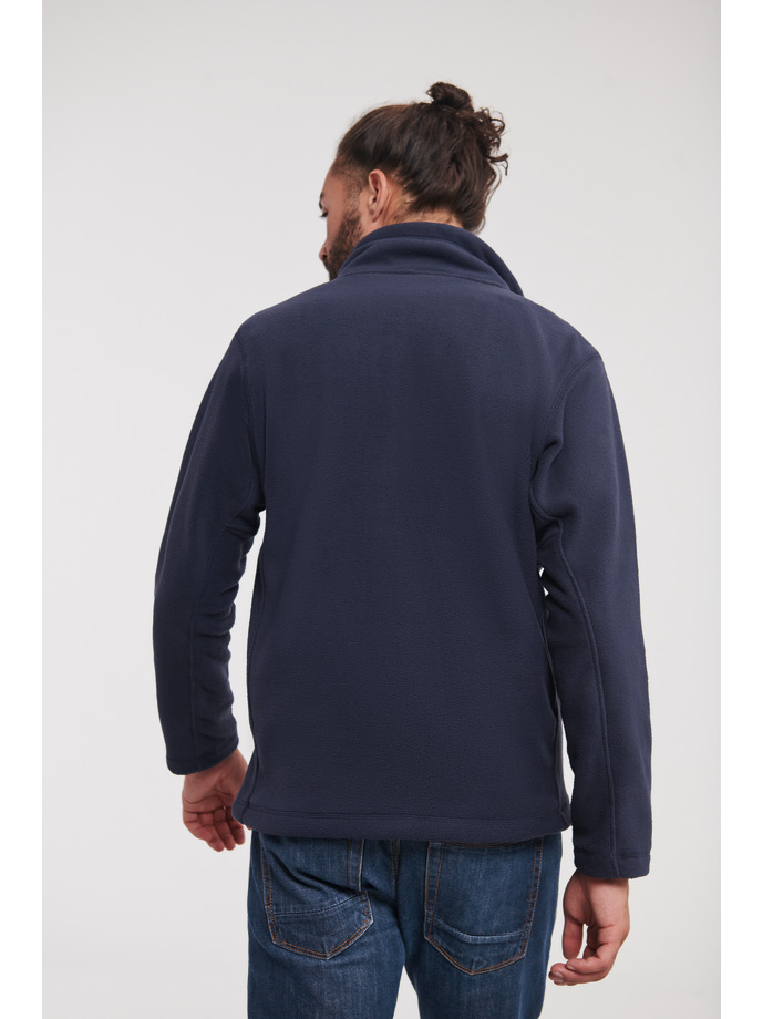Vanity Fair Lingerie Men's Full Zip Outdoor Fleece French Navy 2