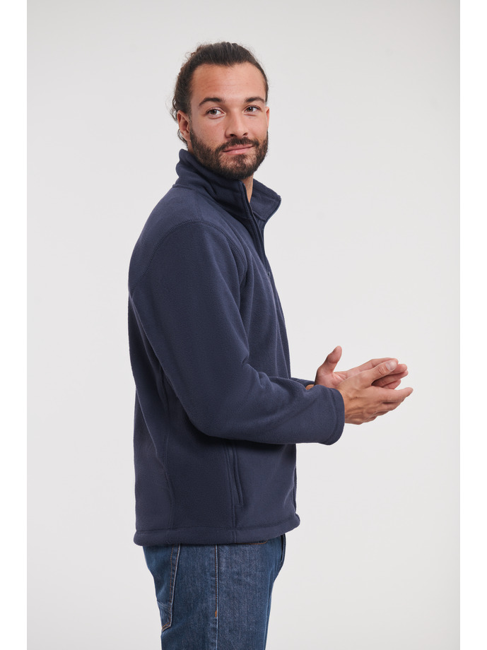 Vanity Fair Lingerie Men's Full Zip Outdoor Fleece French Navy 3