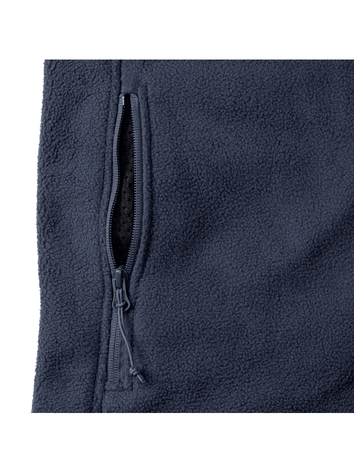 Vanity Fair Lingerie Men's Full Zip Outdoor Fleece French Navy 8