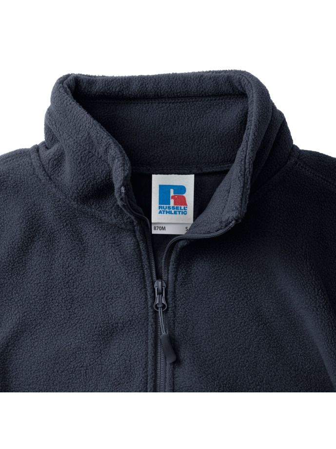Vanity Fair Lingerie Men's Full Zip Outdoor Fleece French Navy 9