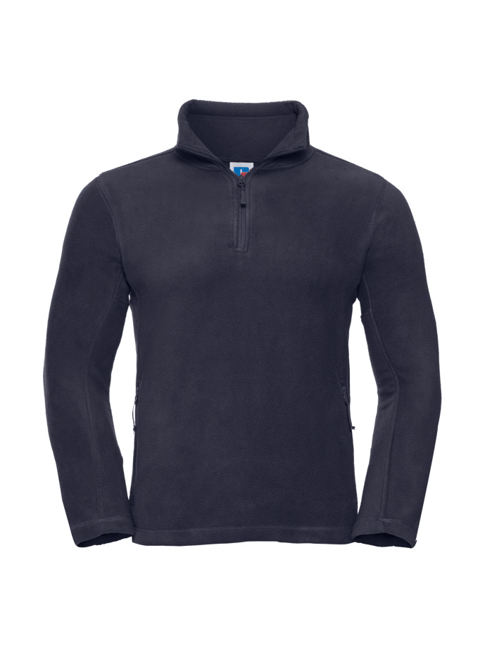 Vanity Fair Lingerie Quarter Zip Outdoor Fleece French Navy 5