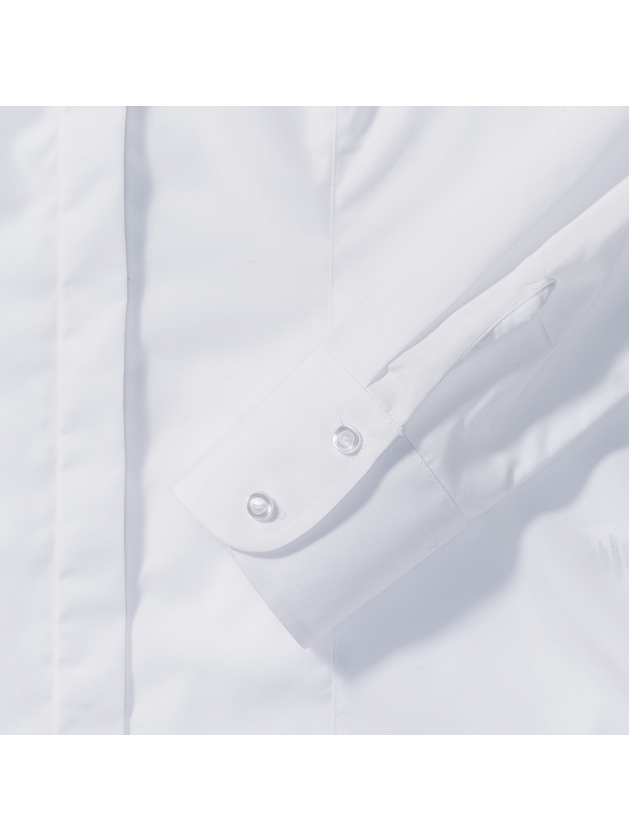 Vanity Fair Lingerie Ladies' Long Sleeve Fitted Polycotton Poplin Shirt White 8