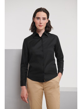 Ladies' Long Sleeve Tailored Oxford Shirt