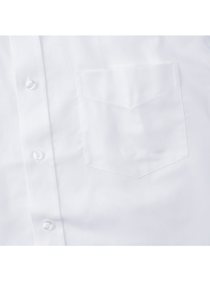 Vanity Fair Lingerie Men's Long Sleeve Classic Oxford Shirt White 8