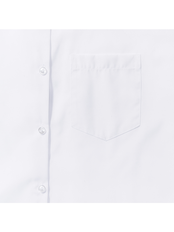 Vanity Fair Lingerie Ladies' Short Sleeve Classic Polycotton Poplin Shirt White 10