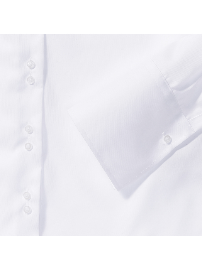 Vanity Fair Lingerie Ladies' Long Sleeve Tailored Ultimate Non-Iron Shirt White 9