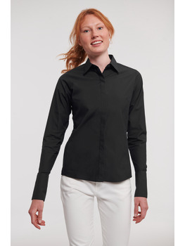 Ladies' Long Sleeve Fitted Ultimate Stretch Shirt