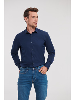 Men's Long Sleeve Fitted Ultimate Stretch Shirt
